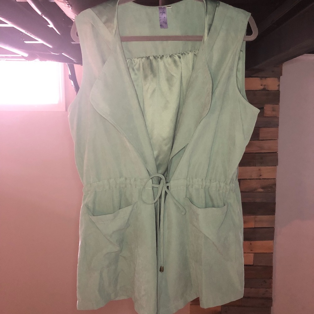 Vest with hood